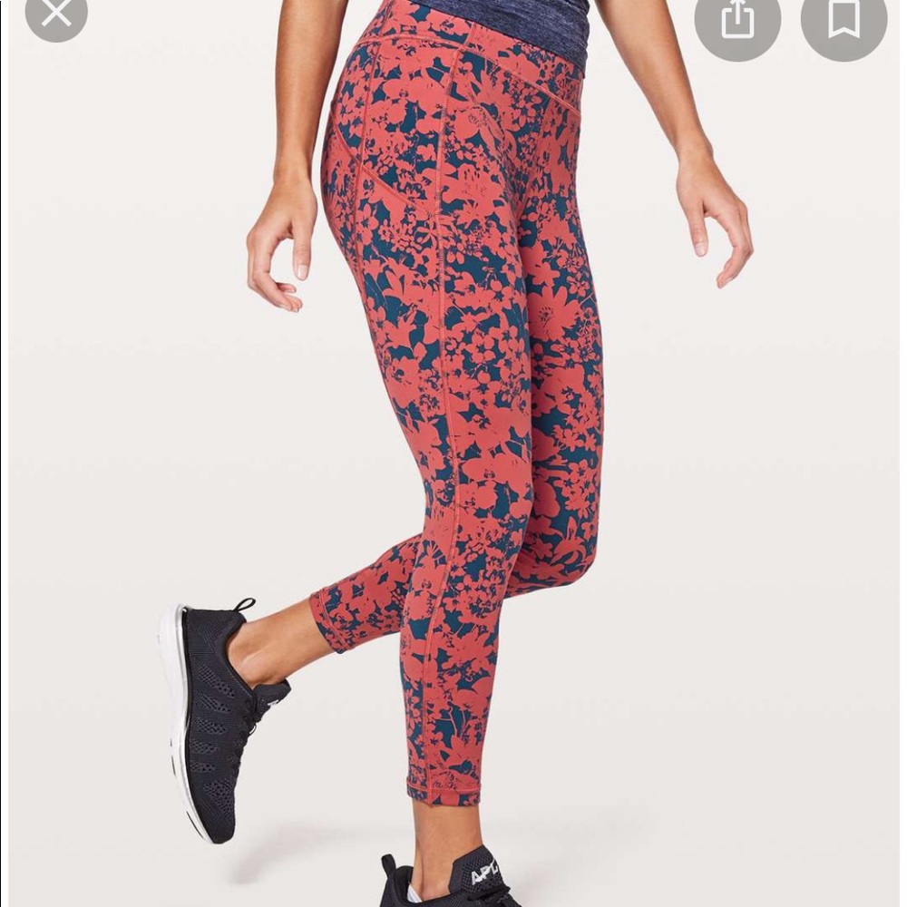 lululemon-final-lap-crop-23-efflorescent-dark-canyon Sz 4